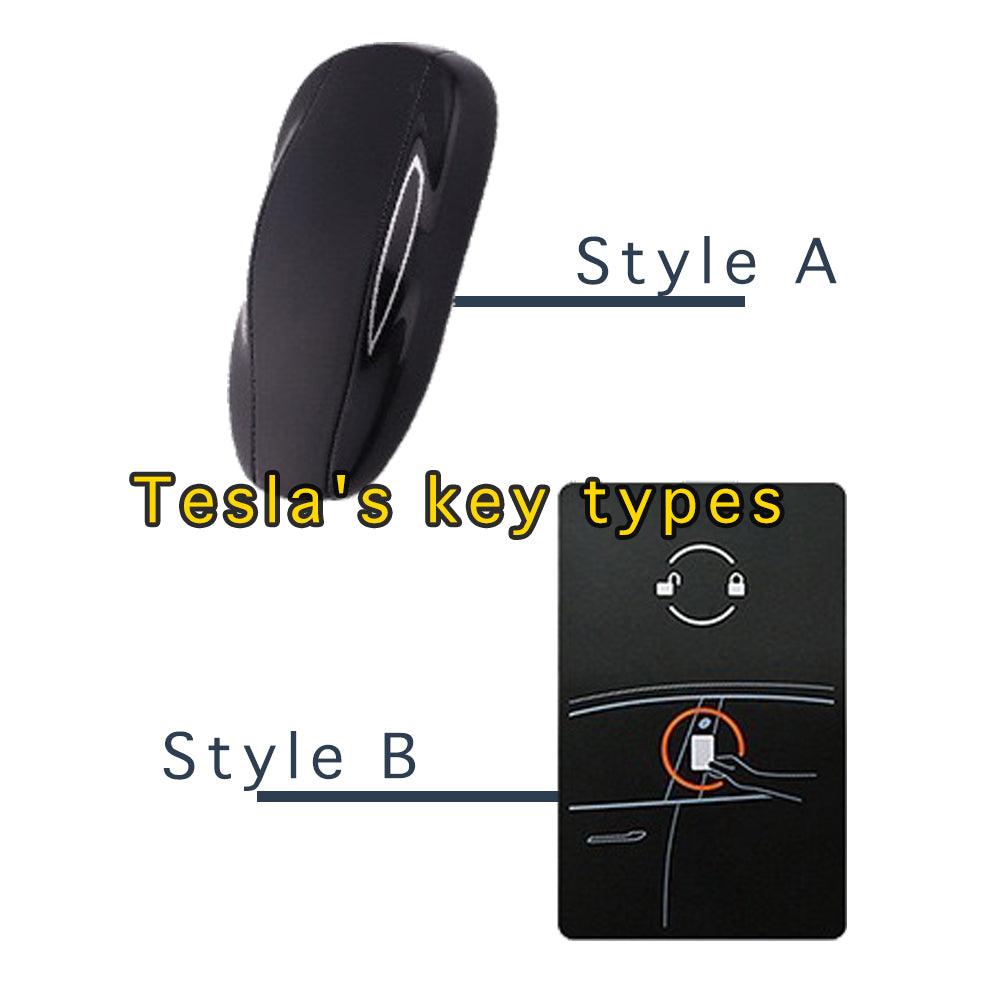 テスラ車のキー用ブラック ミニー カード ホルダー